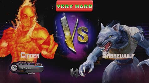 Killer Instinct Cinder Vs Sabrewulf Very Hard Difficulty Retro