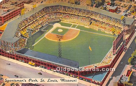 Sportsmans Park St Louis Missouri Mo Usa Unused United States