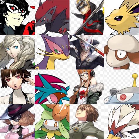 Persona 5 X Pokemon Pokémon Amino