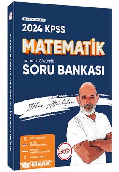 2024 KPSS Matematik Tamamı Çözümlü Soru Bankası PDF Ders Notu ve