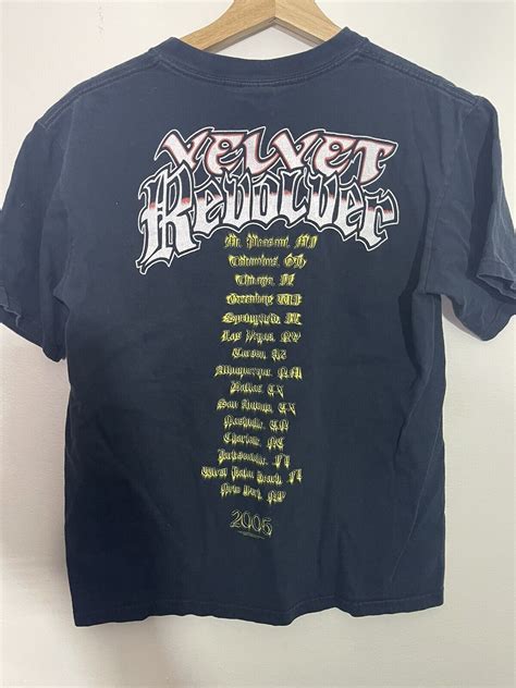 Vintage Velvet Revolver Tour Shirt Black Star Gem