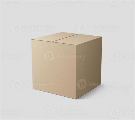 Delivery Cardboard Box Mockup Stock Photo At Vecteezy