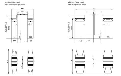 Discontinued MPH High Sliding Glass Turnstile TURNSTILES Us