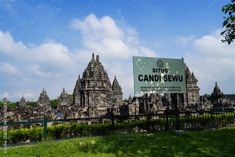 Indonesia Yogyakarta April Sewu Temple Part Of The