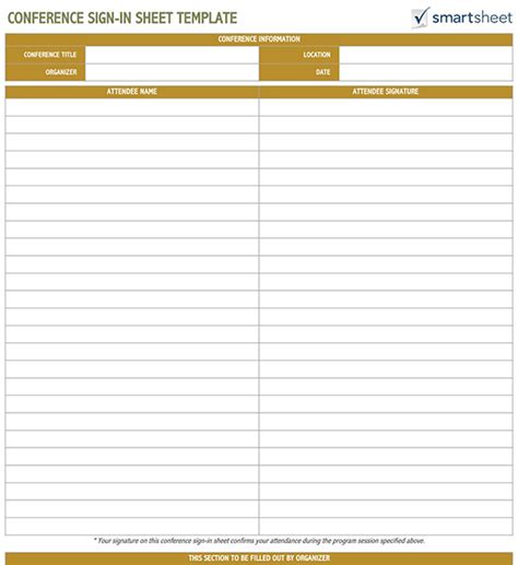 Conference Planning Template Database