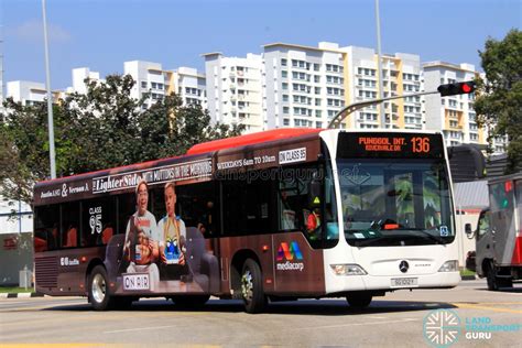 Go Ahead Singapore Mercedes Benz Citaro SG1012Y Service 136 Land