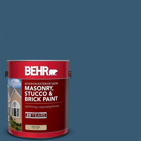 Behr Gal S Superior Blue Satin Interior Exterior Masonry