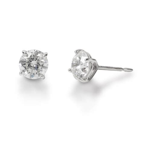 Classic Design Diamond Solitaire Stud Earrings 200ct Pravins