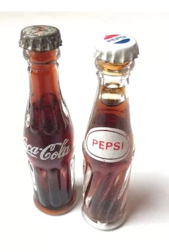 Antiguas Botellitas Miniatura Gaseosas Coca Cola Pepsi En Venta En