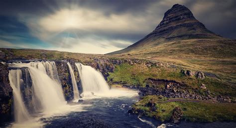 Kirkjufell Isla Cascada Foto Gratis En Pixabay Pixabay