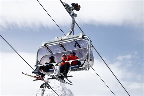 Ski Pole Cable Car Extreme Sport Winter Sport Picture Image 114130932