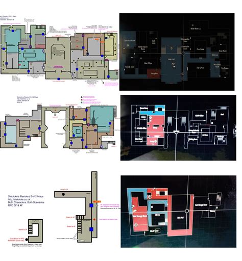 Resident Evil 2 Remake Leon A Rpd Map With Items Honlatin