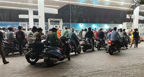 Truckers Protest Sparks Panic Buying At Hyderabad Fuel Pumps