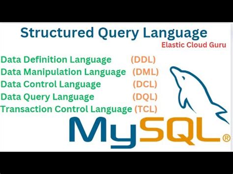 Structured Query Language Commands SQL Commands Details My SQL