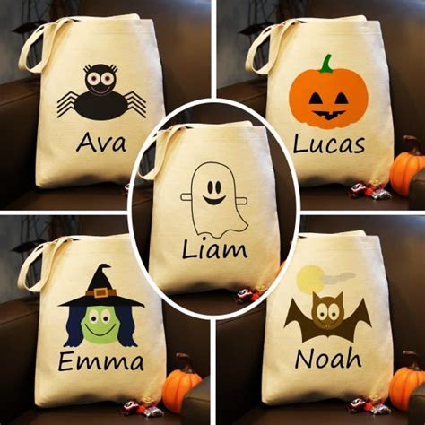 Personalized Halloween Trick or Treat Bags | Custom Halloween Bag