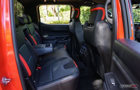 2023 Ford Ranger Raptor Rear Seats PerformanceDrive