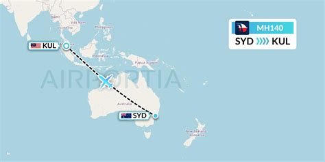 MH140 Flight Status Malaysia Airlines Sydney To Kuala Lumpur MAS140