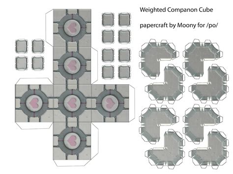 How To Make A Companion Cube From Portal