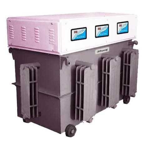 Three Phase Oil Cooled Servo Voltage Stabilizer Voltage At