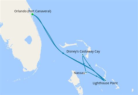 Lighthouse Point Inaugural From Port Canaveral Disney Cruise Line Th