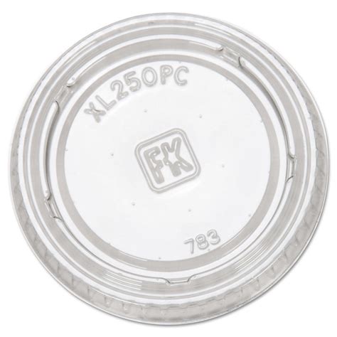 Fabri Kal Xl Pc Portion Cup Clear Plastic Lid Holliston S Inc