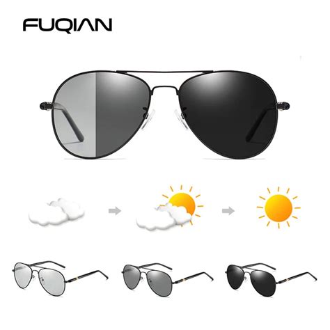 Fuqian Gafas De Sol Fotocrom Ticas Para Hombre Y Mujer Lentes De Piloto