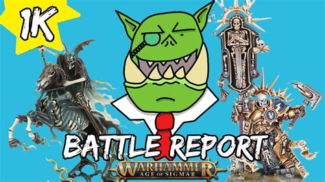 Stormcast VS Nighthaunt Warhammer Age Of Sigmar Battle Report YouTube