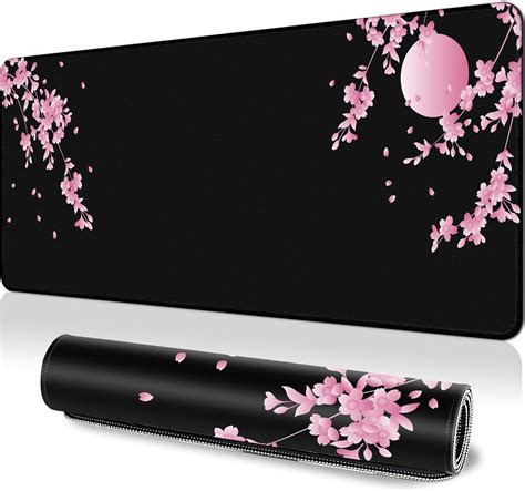 Amazon Japanese Cherry Blossom Gaming Mouse Pad XL Pink Sakura