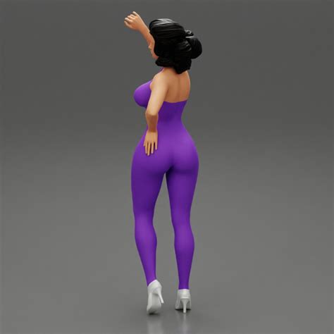 D Printable Sexy Woman Standing And Posing In Lingerie By DGeschaft Miniatures Figures