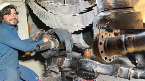 How To Open Repairing And Fix Rocket Truck Broken Rear Wheel Axle