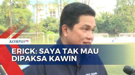 Isu Erick Thohir Jadi Bacawapres Prabowo Erick Saya Harap Ada