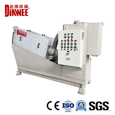 Automatic Disc Volute Spiral Mud Sludge Dewatering Machine Multi Plate