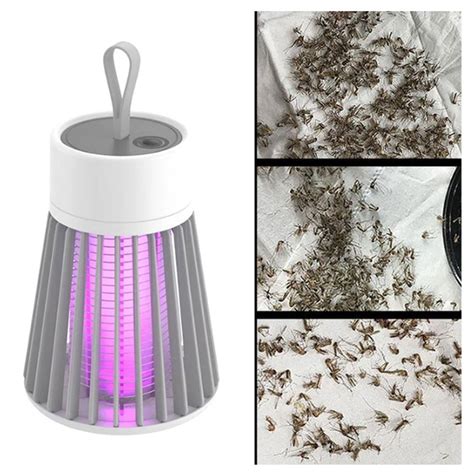 Repelente Luminaria UV Atrai Mata Mosquito Inseto Mosca Pernilongo Led