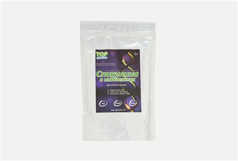 Top Spirulina Спирулина 500 мг в таблетках 500 шт — купить, цена в Москве