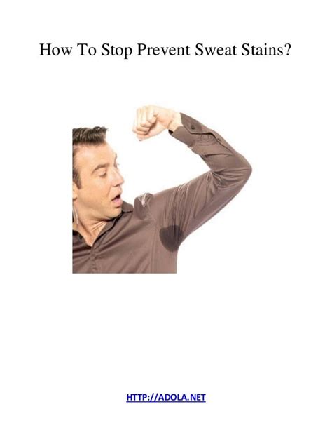 How To Prevent Sweat Stains?