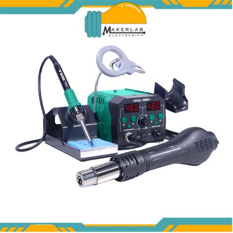 Yihua 938BD II 2 In 1 Soldering Station And Hot Air Rework Station With Magnifier Shopee