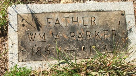 William Alexander Parker 1881 1935 Find A Grave Memorial