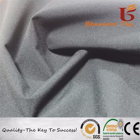 75D High Stretch TPU Coated Polyester Pongee Fabric For Outdoor Garment