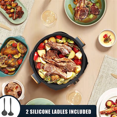 Electric Shabu Shabu Hot Pot With Removable Pot L Electric Non Stick Hot Pot With Multi Power