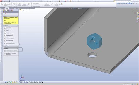 Teil In Eine Bauteil Einfuegen Und Ausrichten DS SolidWorks SolidWorks