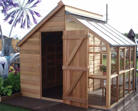 Lean to potting shed/greenhouse - John lean