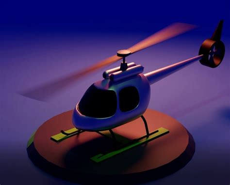 3D model Helicopter Animation VR / AR / low-poly | CGTrader