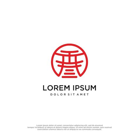 Premium Vector | Dojo logo vector templete