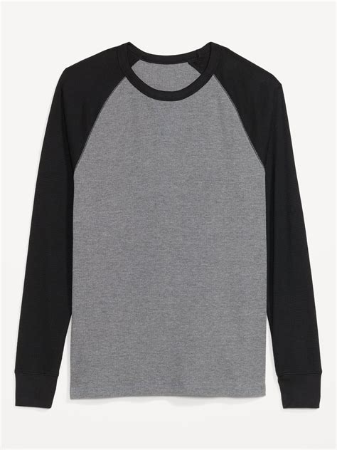 Thermal Knit Color Blocked Raglan Sleeve T Shirt Old Navy