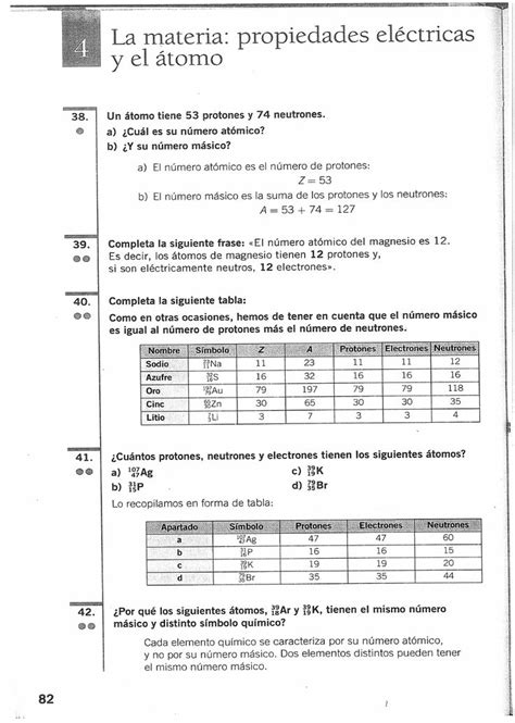 Solucionario Fisica y Quimica 3 ESO Santillana Química