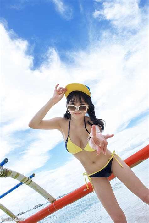 Han Ga Eun In Yellow Bikini Koreansexygirl