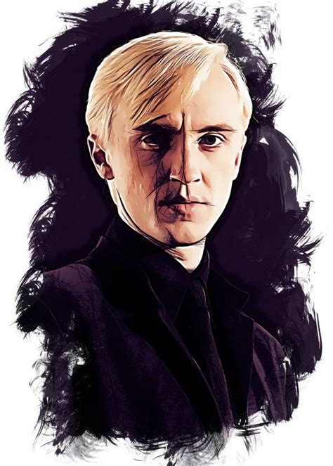 Harry Potter Character Sketch Draco Malfoy Displate Artwork By Artist