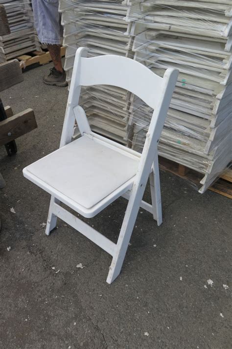 Qty Approx. 70 White Resin Folding Chairs