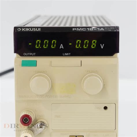 Dw Used 8日保証 Kikusui Pmc18 1a Regulated Dc Power Supply 直流安定化電源 Dc電源