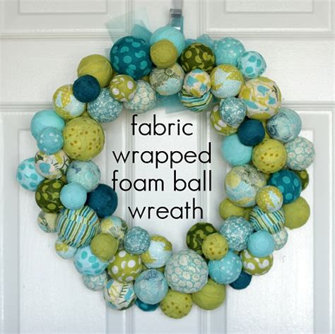 Homemade How To Make Fabric Wreath Tutorial Instructions Vanilla Joy